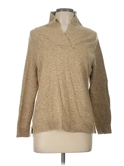 Pre-owned Karen Scott Pullover Sweater In Brown