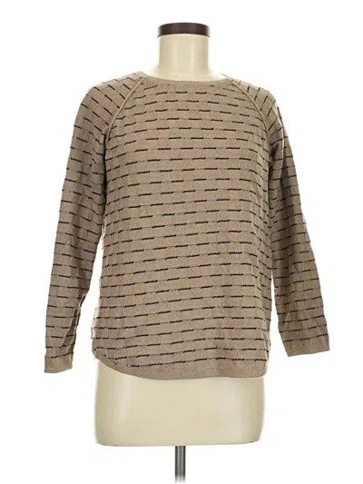 Pre-owned Karen Scott Pullover Sweater In Brown