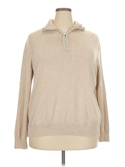 Pre-owned Karen Scott Pullover Sweater In Brown