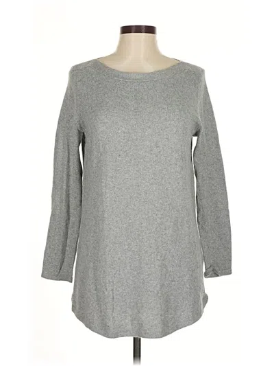 Pre-owned Karen Scott Pullover Sweater In Gray