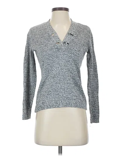 Pre-owned Karen Scott Pullover Sweater In Gray