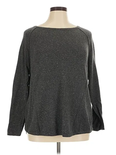 Pre-owned Karen Scott Pullover Sweater In Gray