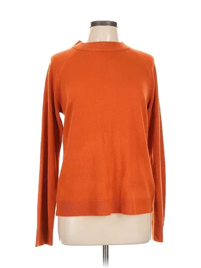 Pre-owned Karen Scott Pullover Sweater In Orange