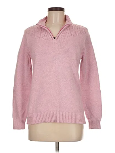 Pre-owned Karen Scott Pullover Sweater In Pink