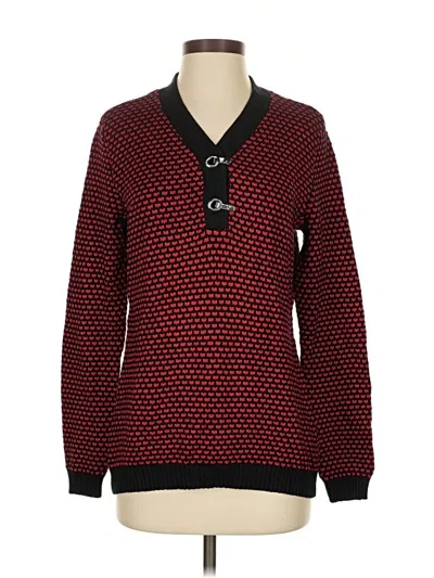 Pre-owned Karen Scott Pullover Sweater In Red