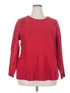Karen Scott Pullover Sweater In Red