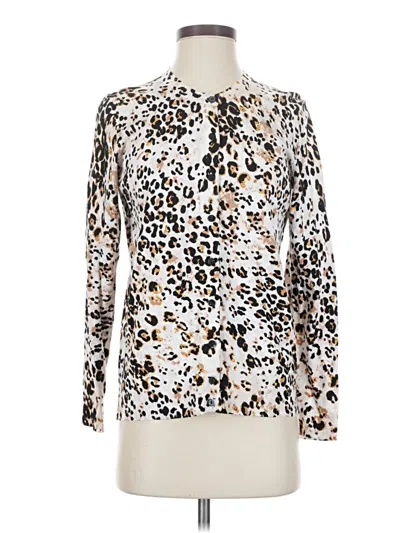 Pre-owned Karen Scott Pullover Sweater In Silver