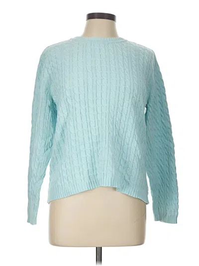 Pre-owned Karen Scott Pullover Sweater In Teal