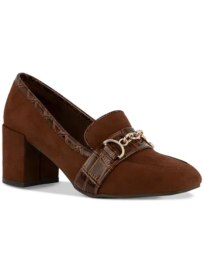Karen Scott Qwynn Slip-on Chain Dress Pumps, Created For Macy's In Brown Mc