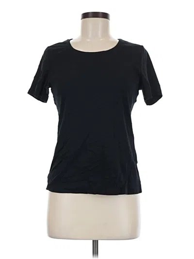 Pre-owned Karen Scott Short Sleeve T-shirt In Black