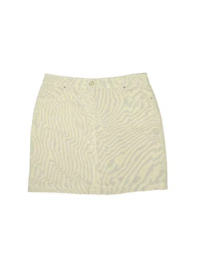 Pre-owned Karen Scott Skort In Brown