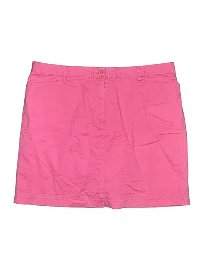 Pre-owned Karen Scott Skort In Pink