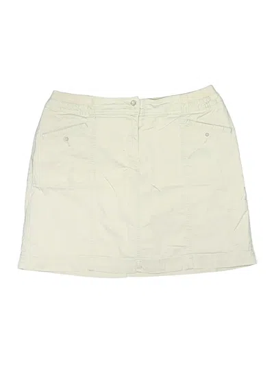 Pre-owned Karen Scott Skort In Tan