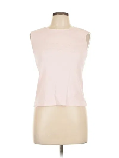 Pre-owned Karen Scott Sleeveless T-shirt In Pink