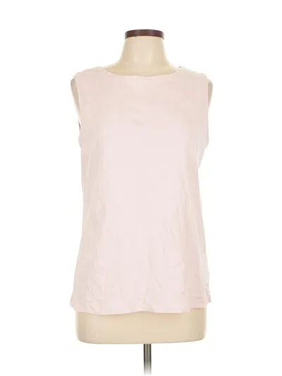 Pre-owned Karen Scott Sleeveless T-shirt In Pink
