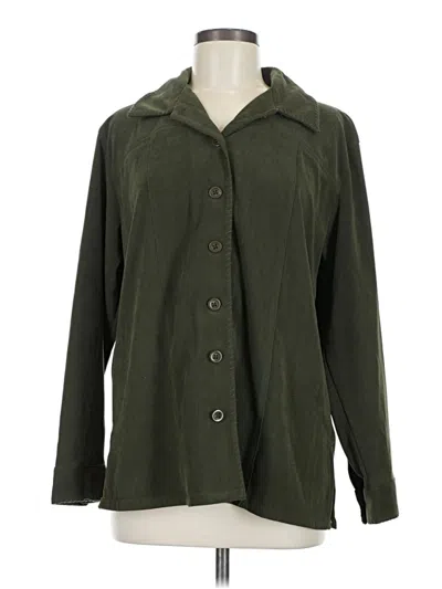 Pre-owned Karen Scott Sport Blazer Jacket In Green