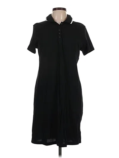 Pre-owned Karen Scott Sport Casual Dress In Black