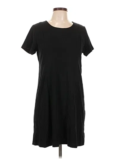 Pre-owned Karen Scott Sport Casual Dress In Black