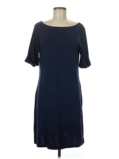 Pre-owned Karen Scott Sport Casual Dress In Blue