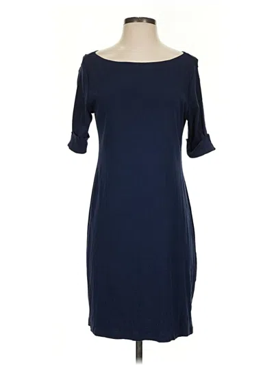Pre-owned Karen Scott Sport Casual Dress In Blue