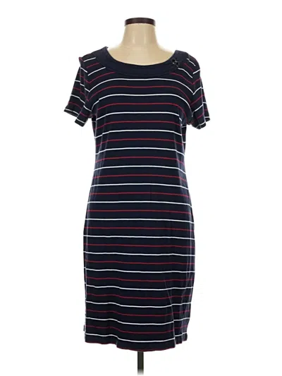 Pre-owned Karen Scott Sport Casual Dress In Blue