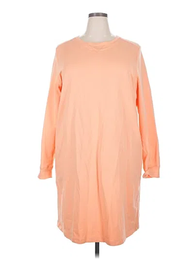 Pre-owned Karen Scott Sport Casual Dress In Orange