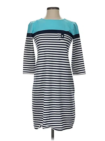 Pre-owned Karen Scott Sport Casual Dress In Teal