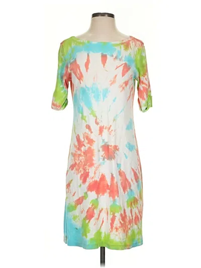 Pre-owned Karen Scott Sport Casual Dress In Teal