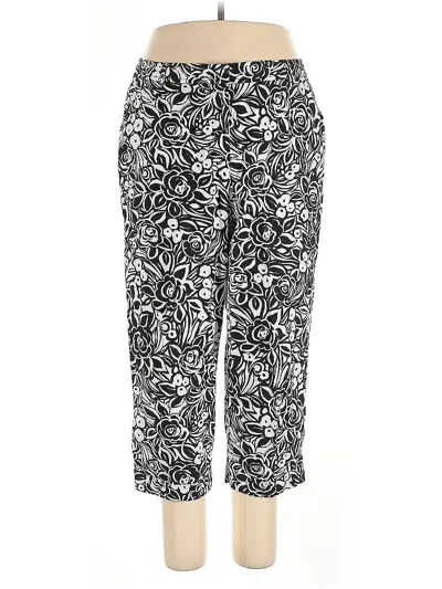 Pre-owned Karen Scott Sport Casual Pants In Black