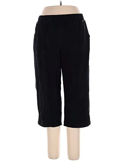 Pre-owned Karen Scott Sport Casual Pants In Black