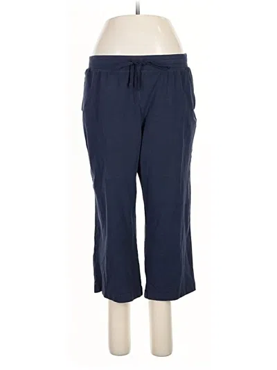 Pre-owned Karen Scott Sport Casual Pants In Blue