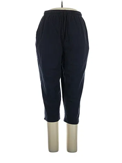 Pre-owned Karen Scott Sport Casual Pants In Blue