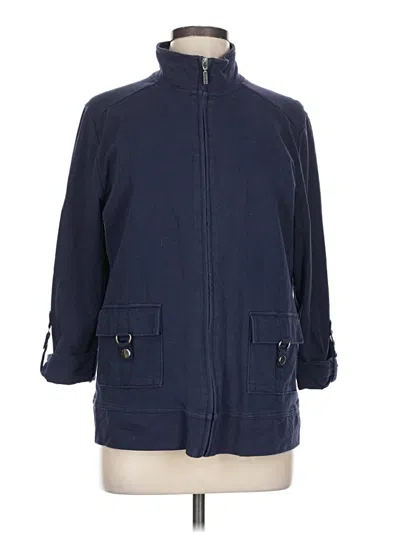 Pre-owned Karen Scott Sport Coat In Blue