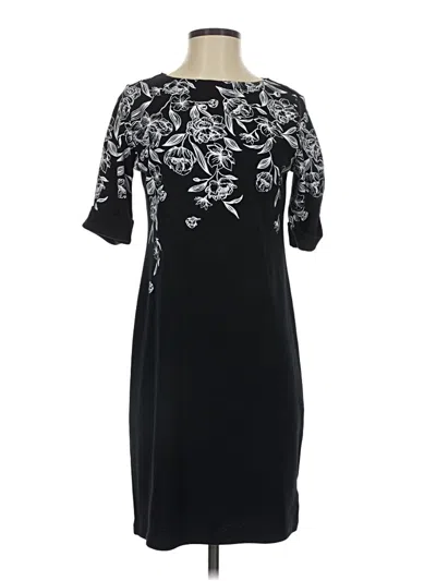 Pre-owned Karen Scott Sport Cocktail Dress In Black
