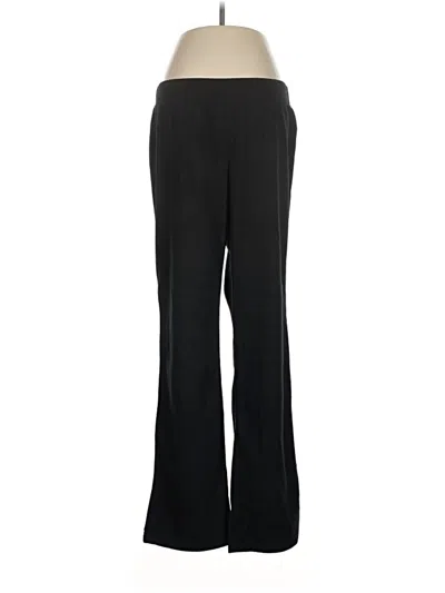 Pre-owned Karen Scott Sport Dress Pants In Black