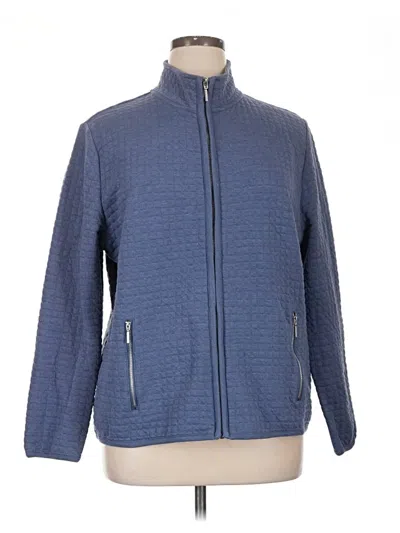 Pre-owned Karen Scott Sport Jacket In Blue