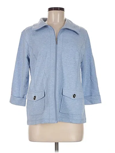 Pre-owned Karen Scott Sport Jacket In Blue