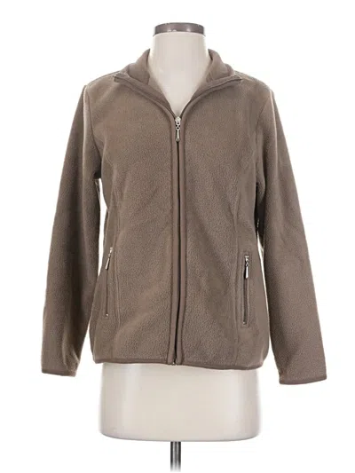 Pre-owned Karen Scott Sport Jacket In Brown