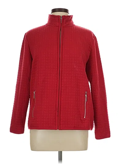 Pre-owned Karen Scott Sport Jacket In Red