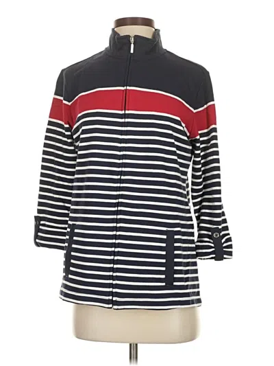 Pre-owned Karen Scott Sport Kimono In Red