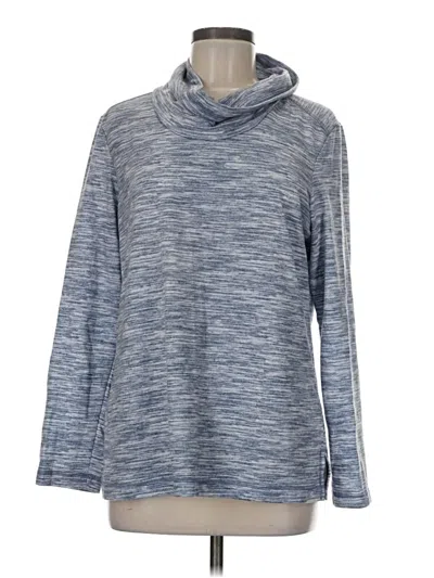 Pre-owned Karen Scott Sport Pullover Sweater In Blue