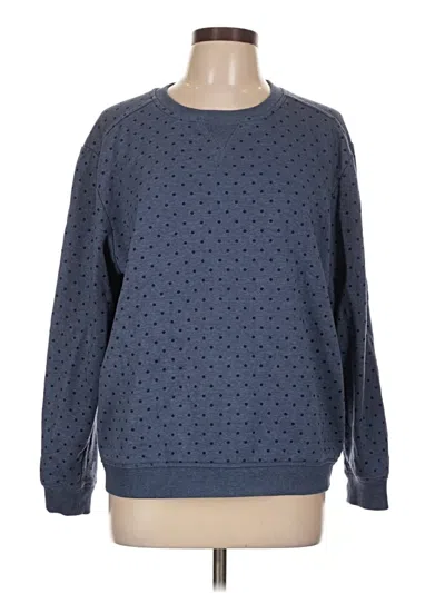 Pre-owned Karen Scott Sport Pullover Sweater In Blue