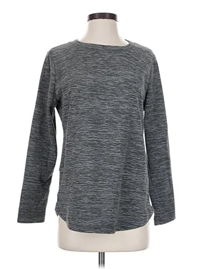 Pre-owned Karen Scott Sport Pullover Sweater In Gray