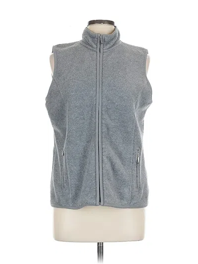 Pre-owned Karen Scott Sport Sweater Vest In Gray