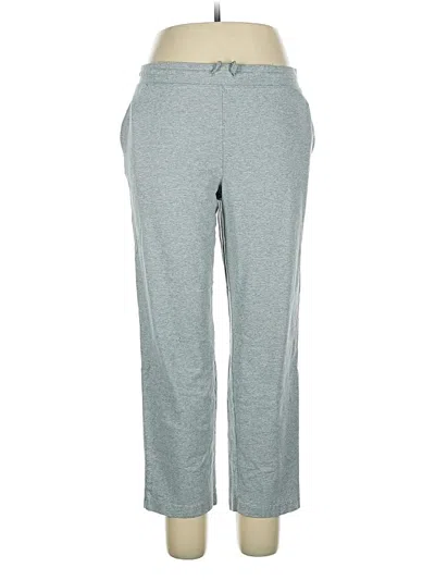 Pre-owned Karen Scott Sport Sweatpants In Gray