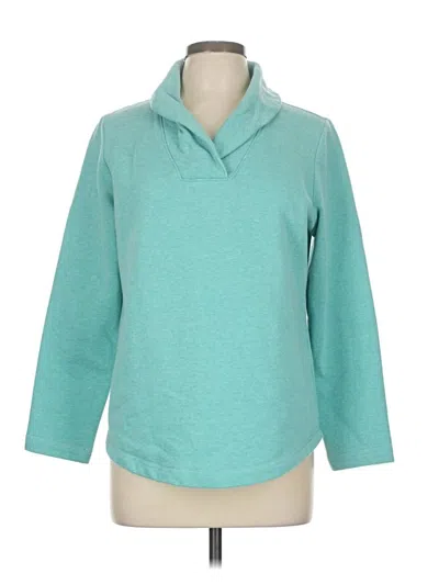 Pre-owned Karen Scott Sport Sweatshirt In Blue
