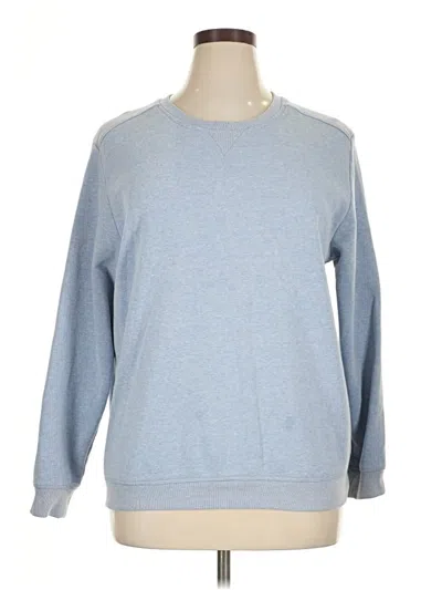 Pre-owned Karen Scott Sport Sweatshirt In Blue