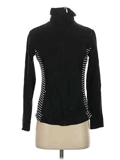 Pre-owned Karen Scott Sport Track Jacket In Black