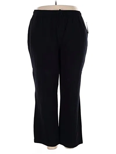 Karen Scott Sport Track Pants In Black