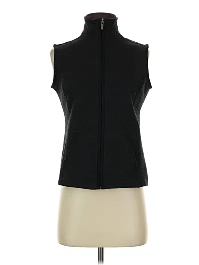 Pre-owned Karen Scott Sport Vest In Black